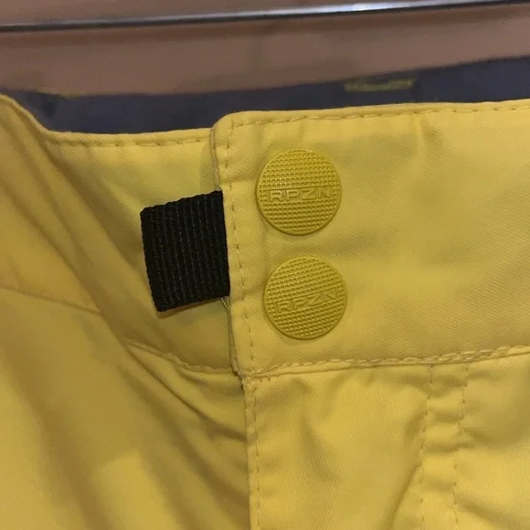 RPZN men’s bright yellow ski pants size XL - Picture 5 of 10